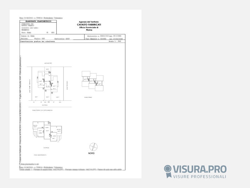 Elaborato planimetrico